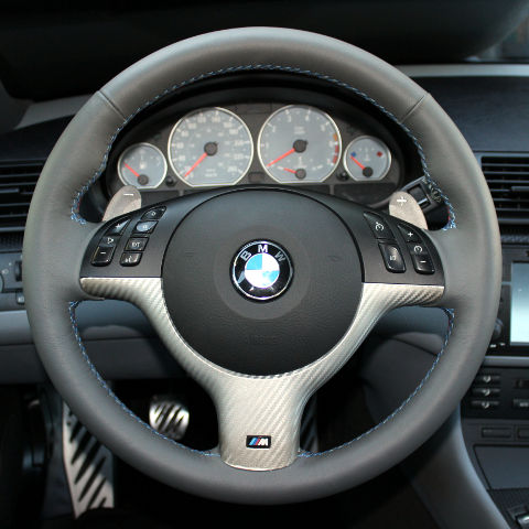 e46 m sport smg leather steering wheel