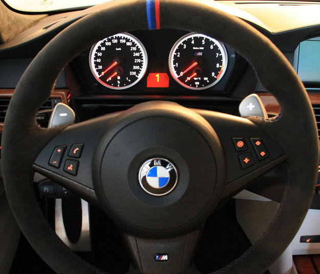 Bmw e60 steering wheel #7